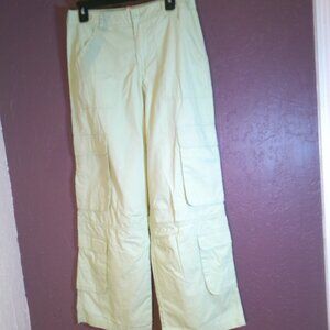 Gianni Bini GB High Rise Y2K Cargo Pants in Light Green NWT size Small